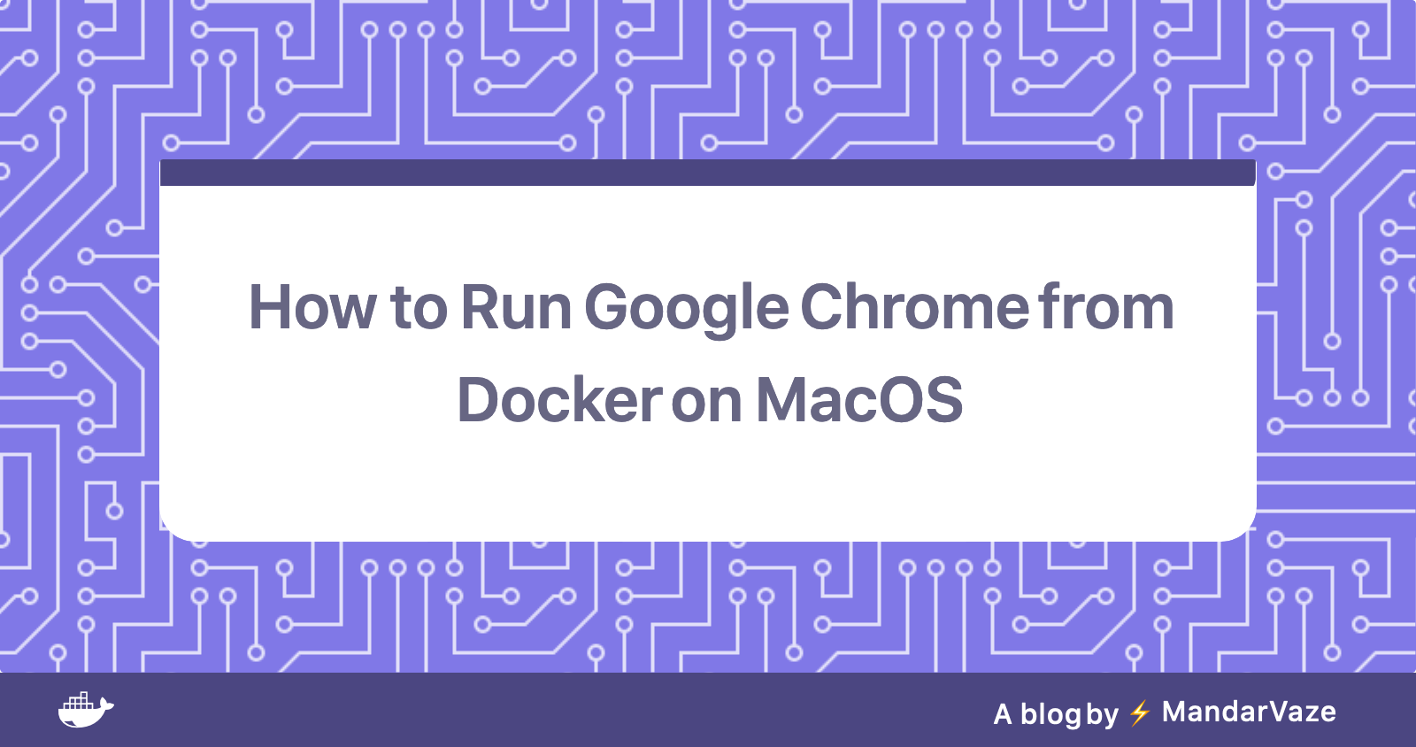 Chrome from Docker